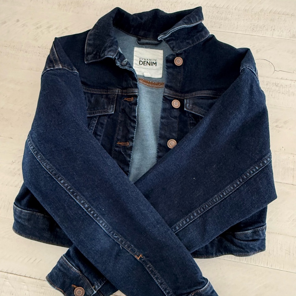 Dynamite Deep Blue Denim Jacket
